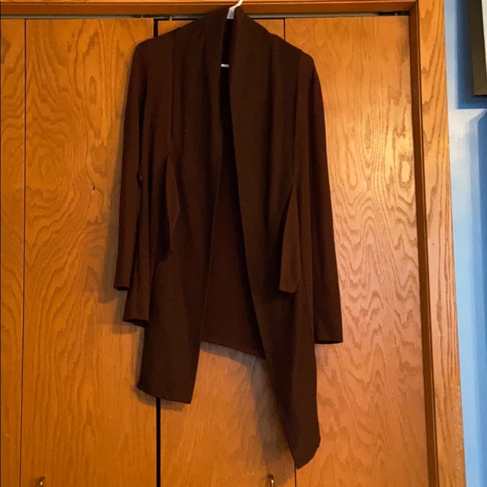 Cross button sweater